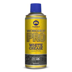 Morris Workshop Pro White Spray Grease – 12 x 400ml