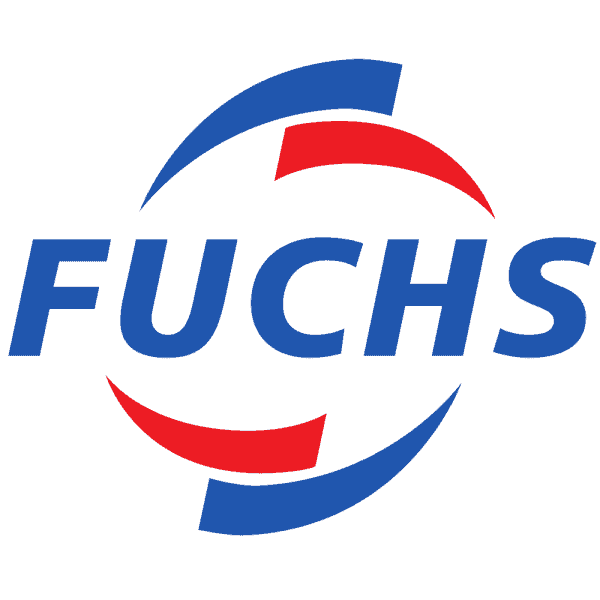 Red and blue branded Fuchs Logo