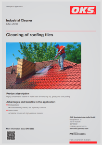 OKS 2650 3 OKS 2650 cleaning roofing